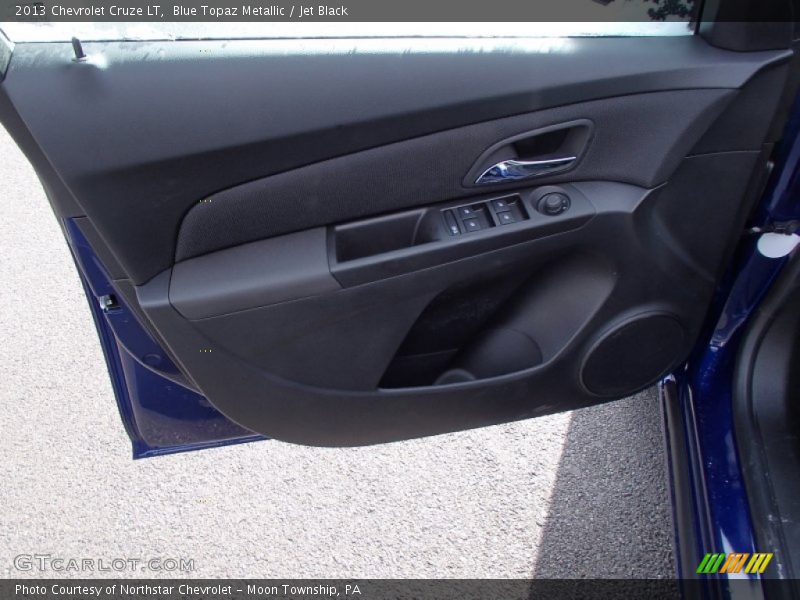 Blue Topaz Metallic / Jet Black 2013 Chevrolet Cruze LT