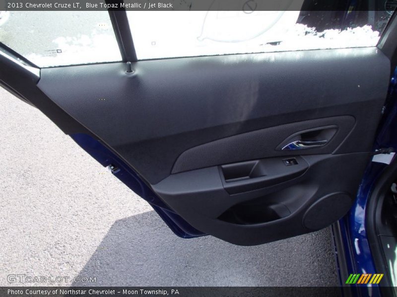 Blue Topaz Metallic / Jet Black 2013 Chevrolet Cruze LT