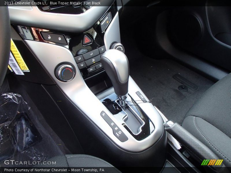 Blue Topaz Metallic / Jet Black 2013 Chevrolet Cruze LT