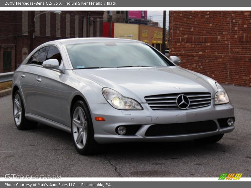 Iridium Silver Metallic / Black 2008 Mercedes-Benz CLS 550