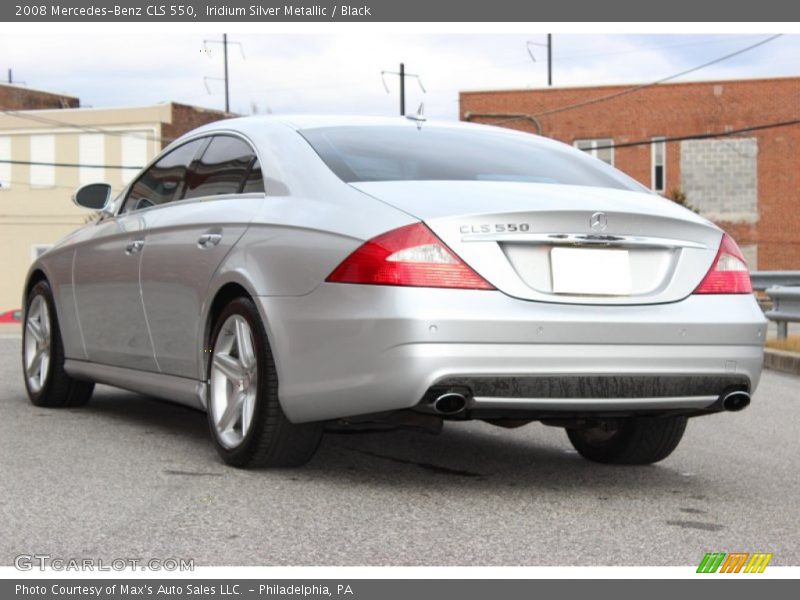 Iridium Silver Metallic / Black 2008 Mercedes-Benz CLS 550