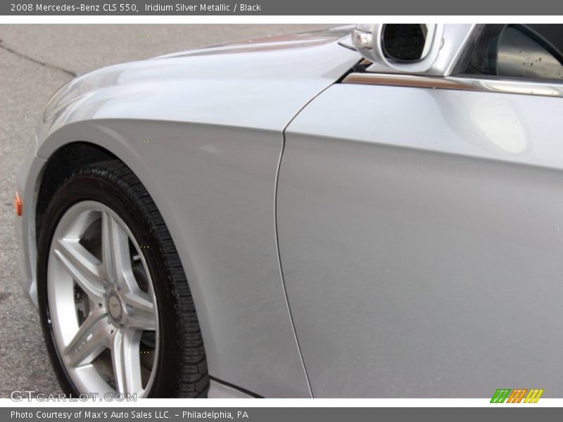 Iridium Silver Metallic / Black 2008 Mercedes-Benz CLS 550
