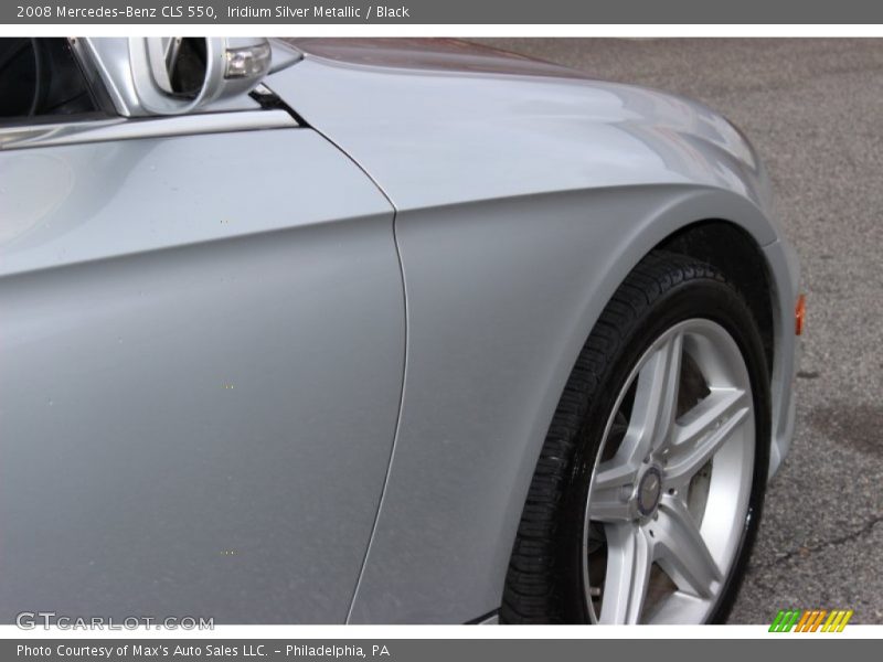 Iridium Silver Metallic / Black 2008 Mercedes-Benz CLS 550