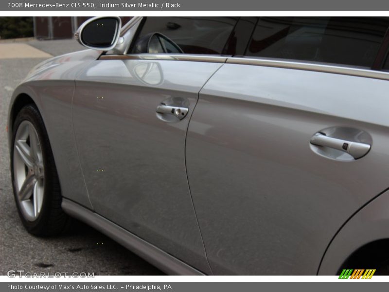 Iridium Silver Metallic / Black 2008 Mercedes-Benz CLS 550