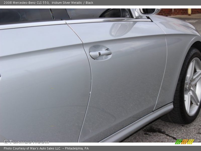 Iridium Silver Metallic / Black 2008 Mercedes-Benz CLS 550
