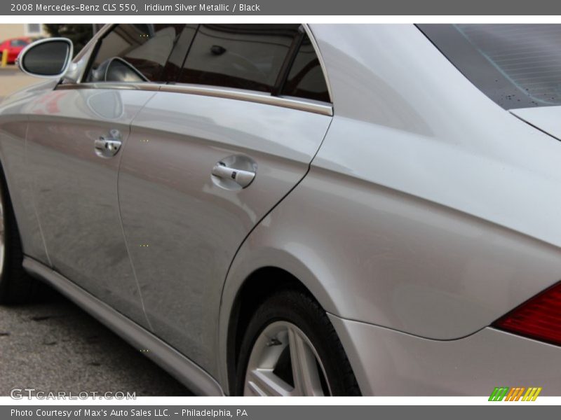 Iridium Silver Metallic / Black 2008 Mercedes-Benz CLS 550
