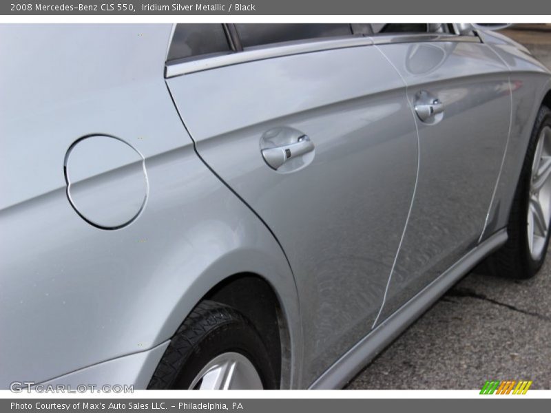 Iridium Silver Metallic / Black 2008 Mercedes-Benz CLS 550
