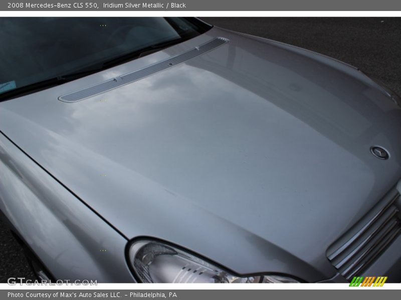 Iridium Silver Metallic / Black 2008 Mercedes-Benz CLS 550
