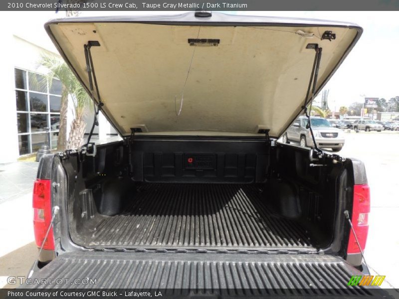 Taupe Gray Metallic / Dark Titanium 2010 Chevrolet Silverado 1500 LS Crew Cab
