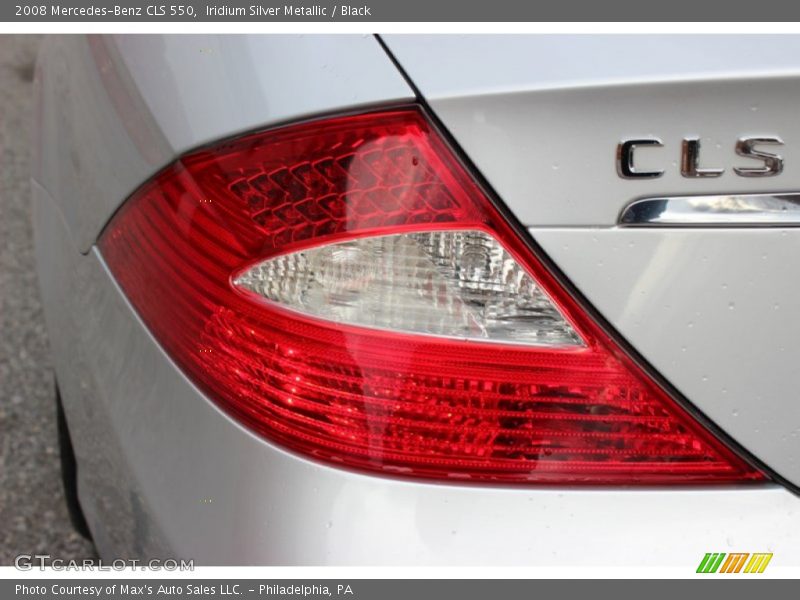Iridium Silver Metallic / Black 2008 Mercedes-Benz CLS 550