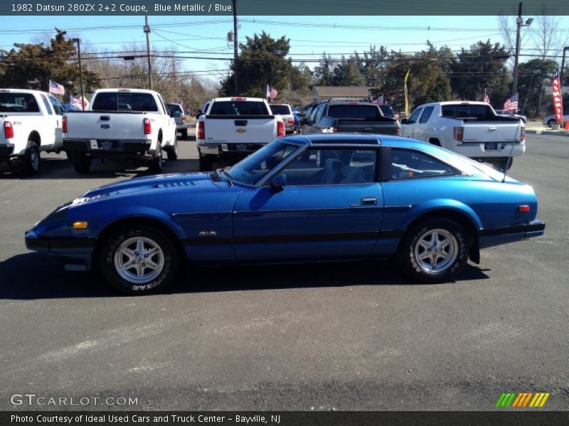 Blue Metallic / Blue 1982 Datsun 280ZX 2+2 Coupe
