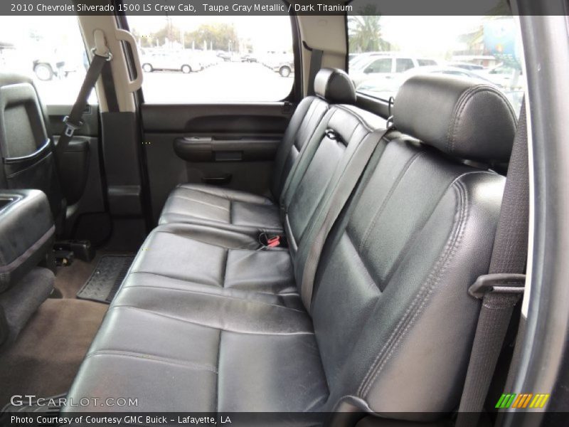 Rear Seat of 2010 Silverado 1500 LS Crew Cab