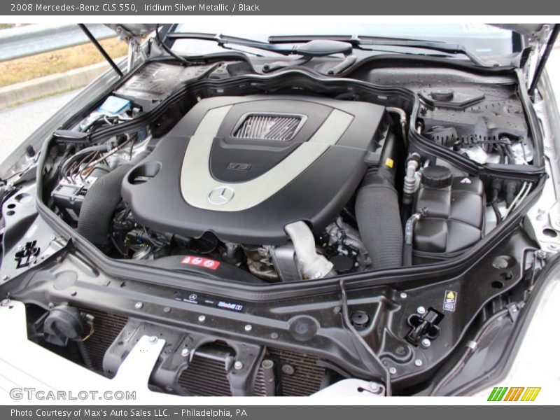 Iridium Silver Metallic / Black 2008 Mercedes-Benz CLS 550