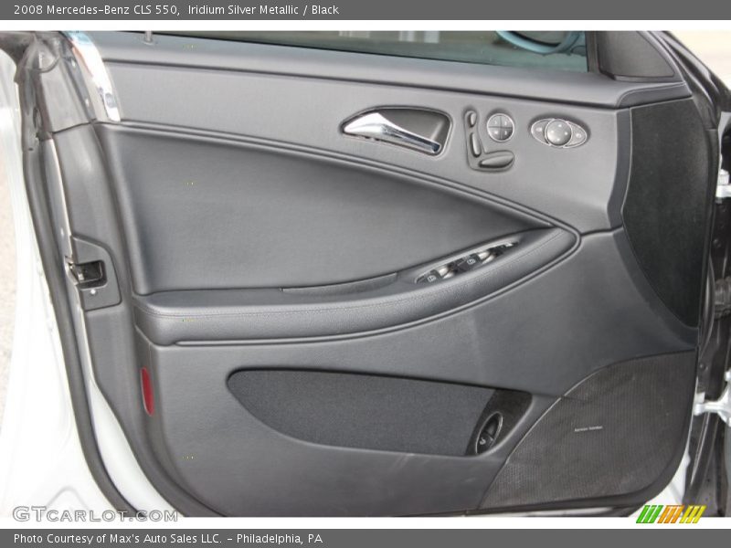 Iridium Silver Metallic / Black 2008 Mercedes-Benz CLS 550