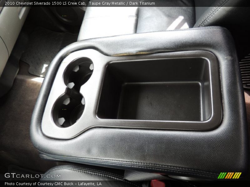 Taupe Gray Metallic / Dark Titanium 2010 Chevrolet Silverado 1500 LS Crew Cab