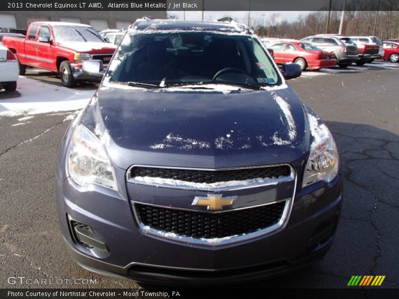 Atlantis Blue Metallic / Jet Black 2013 Chevrolet Equinox LT AWD