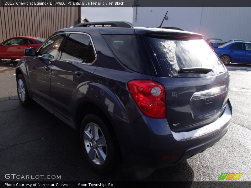 Atlantis Blue Metallic / Jet Black 2013 Chevrolet Equinox LT AWD