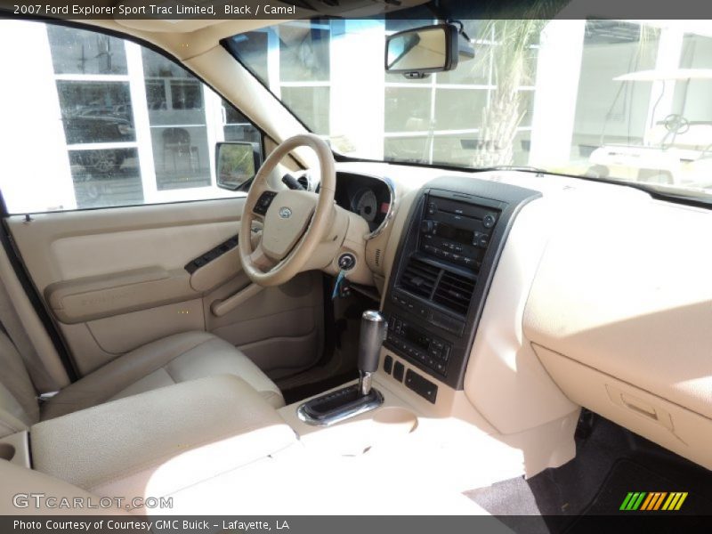 Black / Camel 2007 Ford Explorer Sport Trac Limited