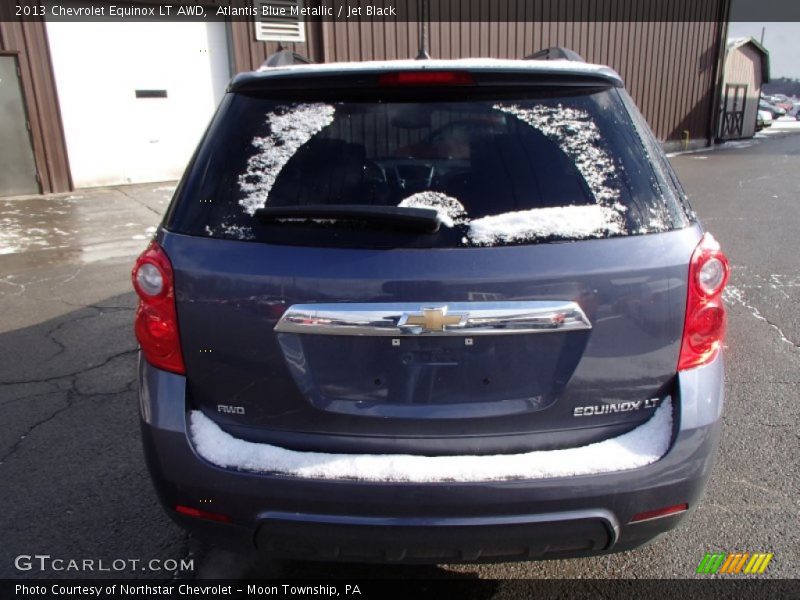 Atlantis Blue Metallic / Jet Black 2013 Chevrolet Equinox LT AWD