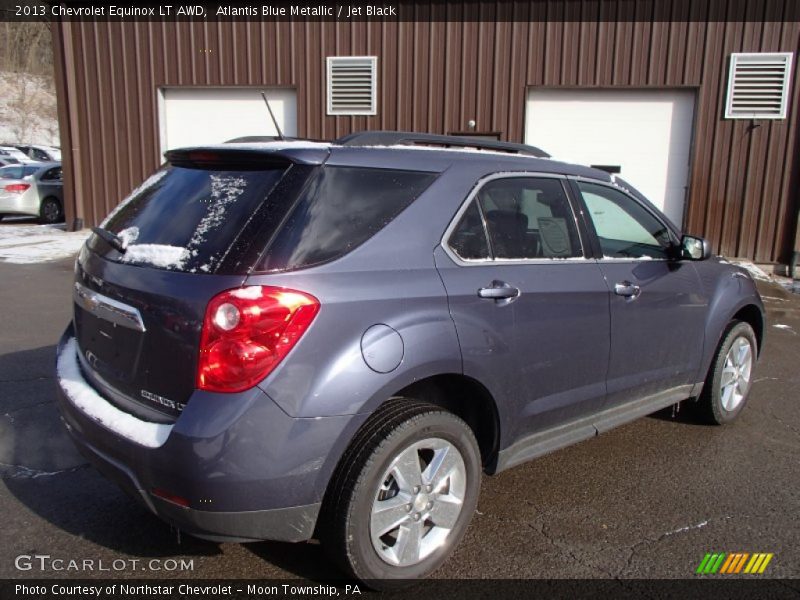 Atlantis Blue Metallic / Jet Black 2013 Chevrolet Equinox LT AWD