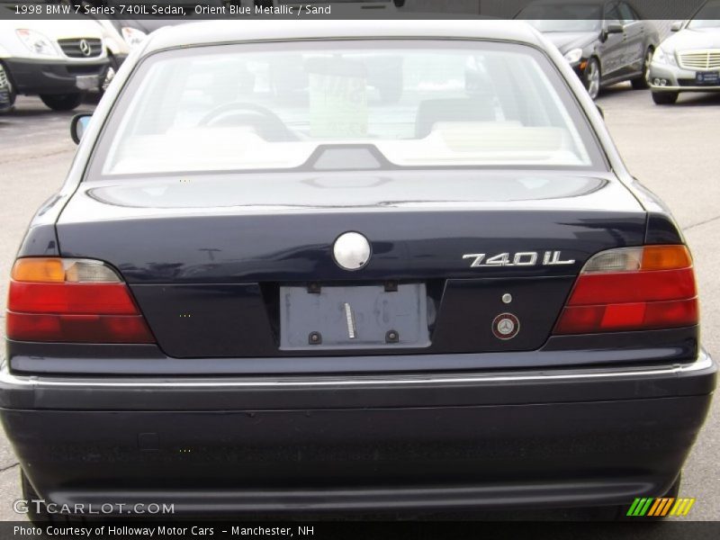 Orient Blue Metallic / Sand 1998 BMW 7 Series 740iL Sedan