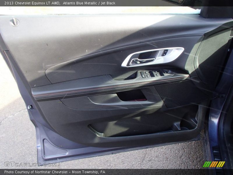 Atlantis Blue Metallic / Jet Black 2013 Chevrolet Equinox LT AWD