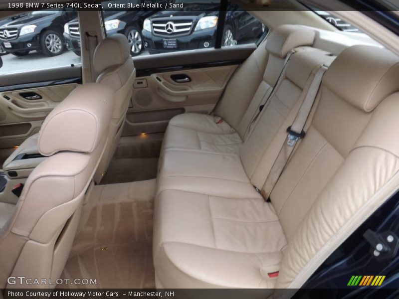 Orient Blue Metallic / Sand 1998 BMW 7 Series 740iL Sedan