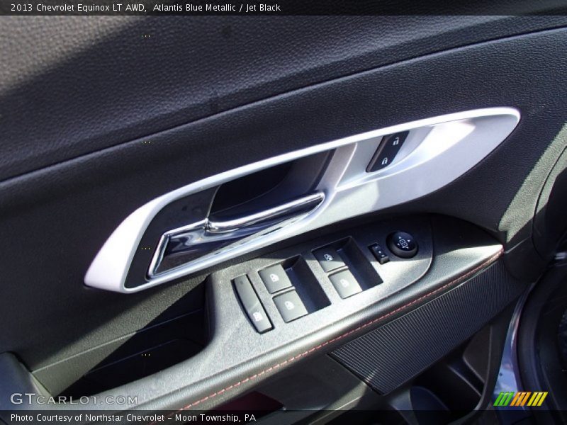 Atlantis Blue Metallic / Jet Black 2013 Chevrolet Equinox LT AWD