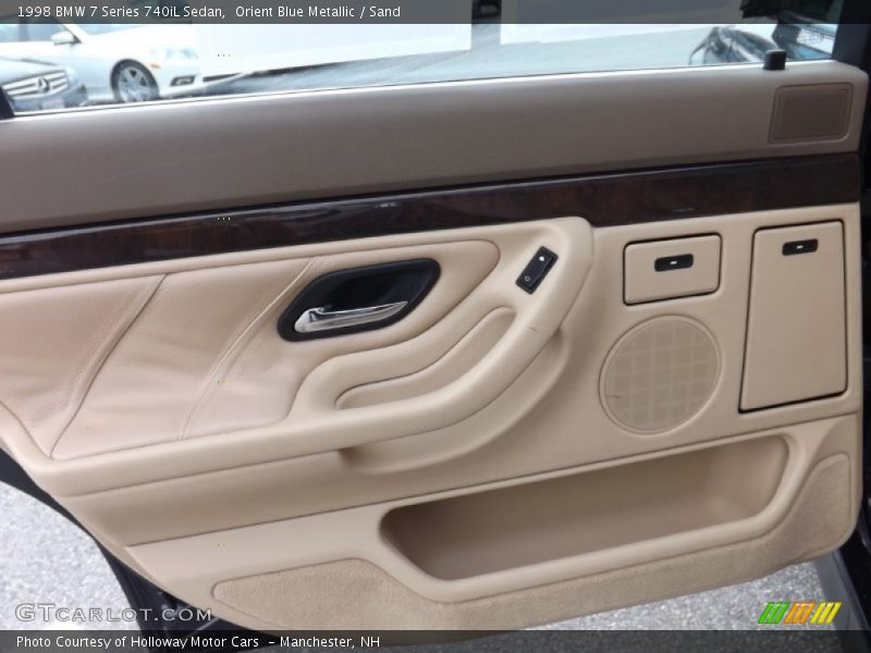 Orient Blue Metallic / Sand 1998 BMW 7 Series 740iL Sedan