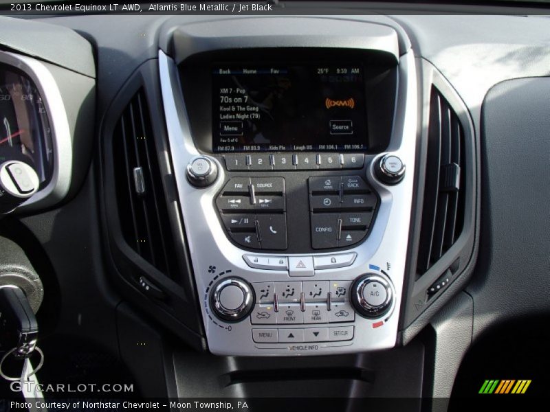 Atlantis Blue Metallic / Jet Black 2013 Chevrolet Equinox LT AWD