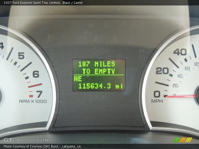 Black / Camel 2007 Ford Explorer Sport Trac Limited