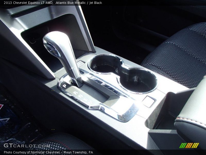 Atlantis Blue Metallic / Jet Black 2013 Chevrolet Equinox LT AWD