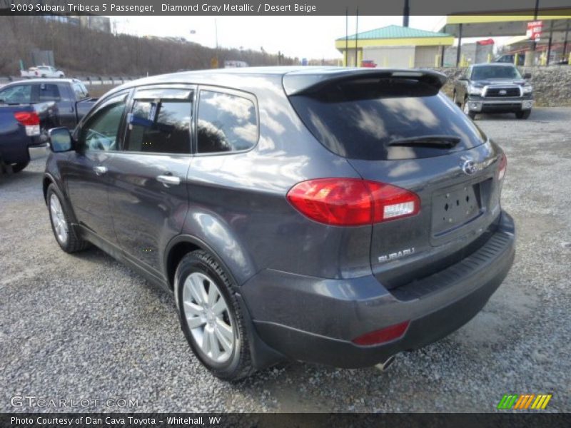 Diamond Gray Metallic / Desert Beige 2009 Subaru Tribeca 5 Passenger