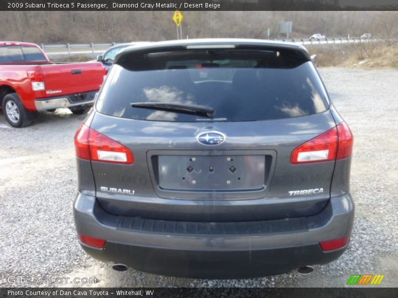 Diamond Gray Metallic / Desert Beige 2009 Subaru Tribeca 5 Passenger
