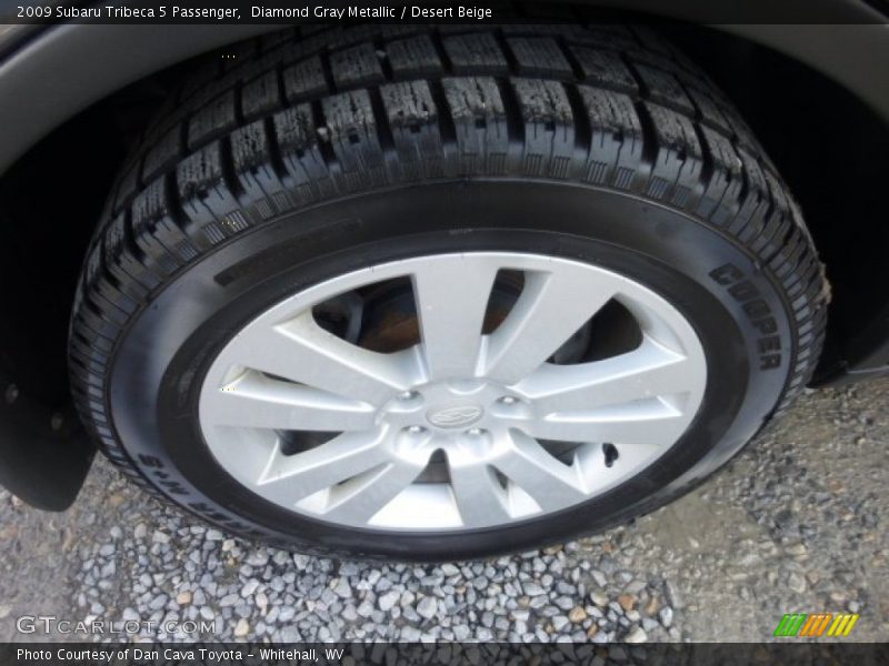 Diamond Gray Metallic / Desert Beige 2009 Subaru Tribeca 5 Passenger