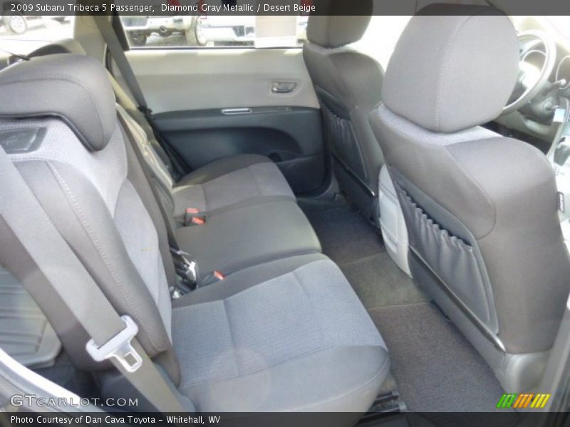 Diamond Gray Metallic / Desert Beige 2009 Subaru Tribeca 5 Passenger