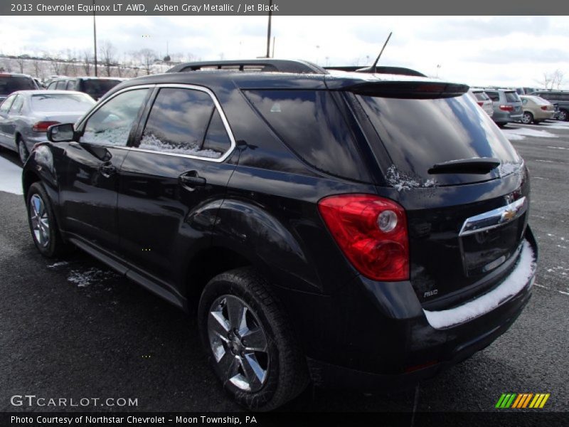 Ashen Gray Metallic / Jet Black 2013 Chevrolet Equinox LT AWD