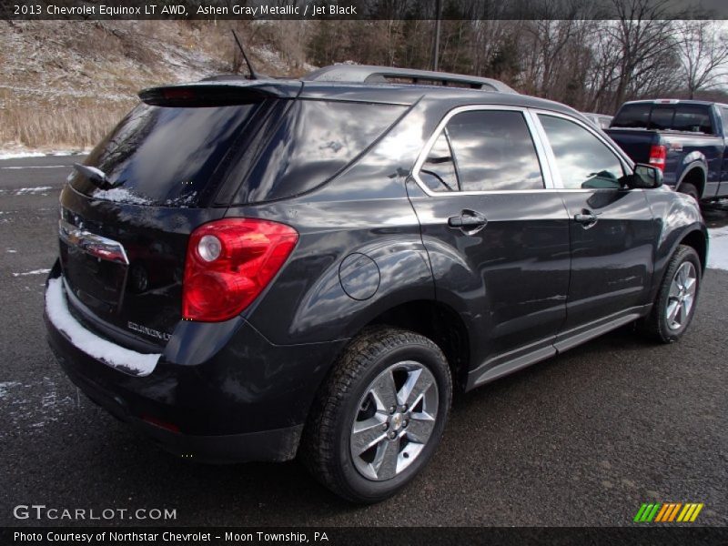 Ashen Gray Metallic / Jet Black 2013 Chevrolet Equinox LT AWD