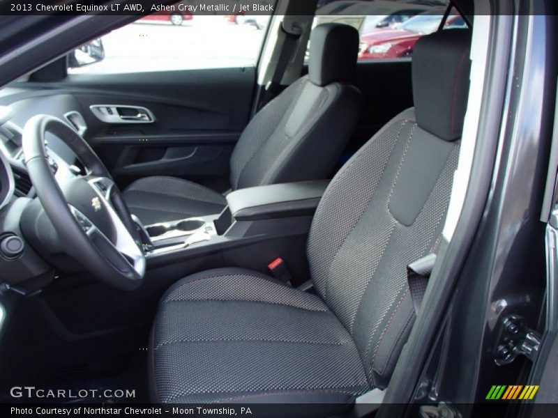 Ashen Gray Metallic / Jet Black 2013 Chevrolet Equinox LT AWD