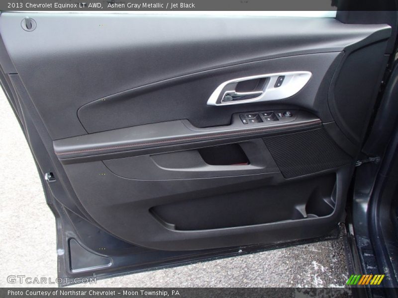 Ashen Gray Metallic / Jet Black 2013 Chevrolet Equinox LT AWD