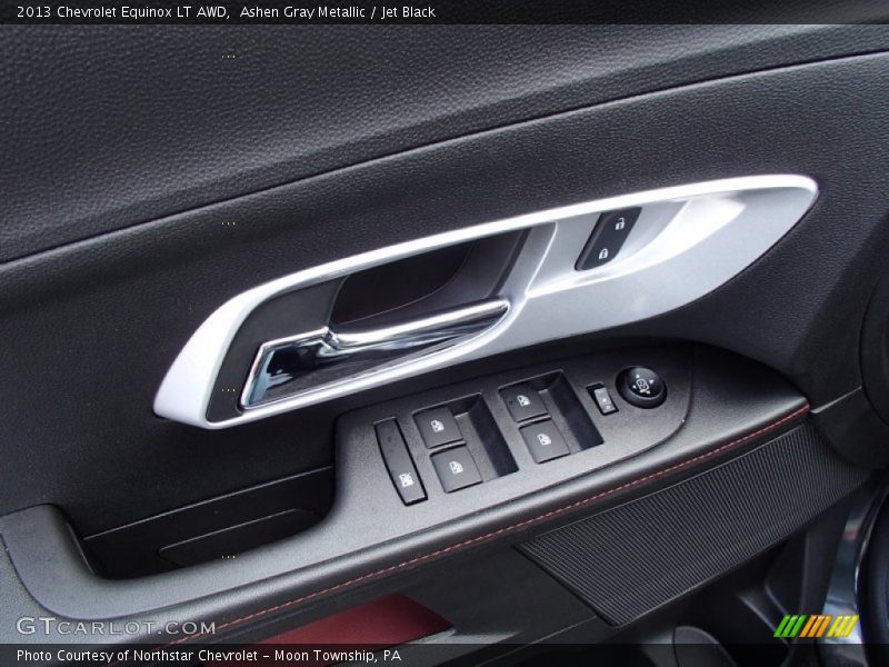 Ashen Gray Metallic / Jet Black 2013 Chevrolet Equinox LT AWD