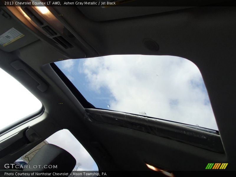 Ashen Gray Metallic / Jet Black 2013 Chevrolet Equinox LT AWD