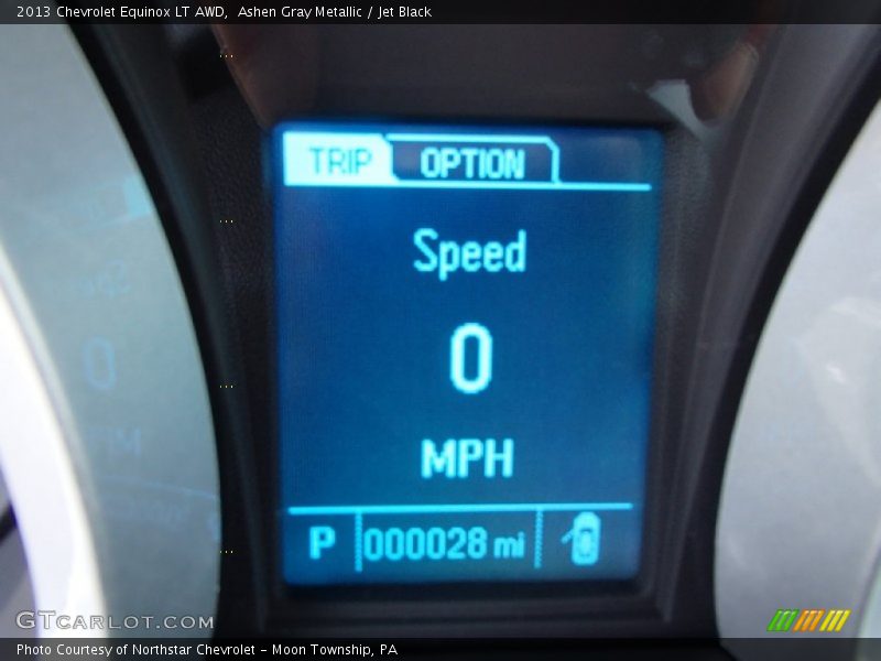 Ashen Gray Metallic / Jet Black 2013 Chevrolet Equinox LT AWD