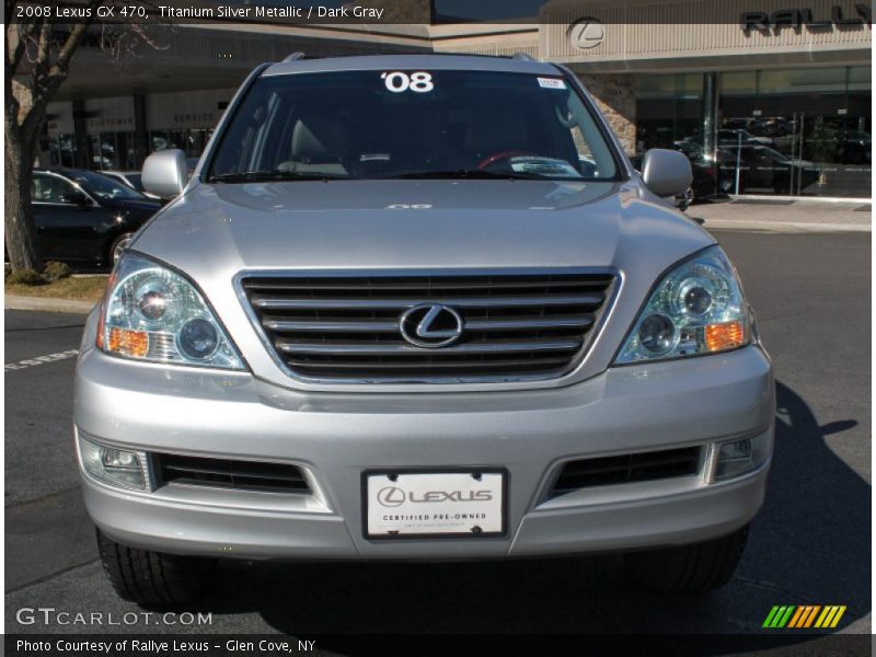 Titanium Silver Metallic / Dark Gray 2008 Lexus GX 470
