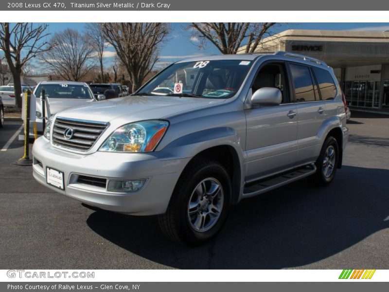 Titanium Silver Metallic / Dark Gray 2008 Lexus GX 470