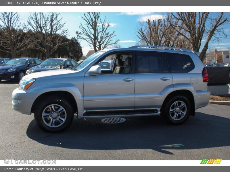 Titanium Silver Metallic / Dark Gray 2008 Lexus GX 470