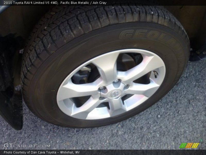 Pacific Blue Metallic / Ash Gray 2010 Toyota RAV4 Limited V6 4WD