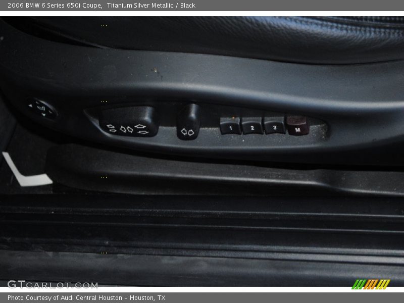 Titanium Silver Metallic / Black 2006 BMW 6 Series 650i Coupe