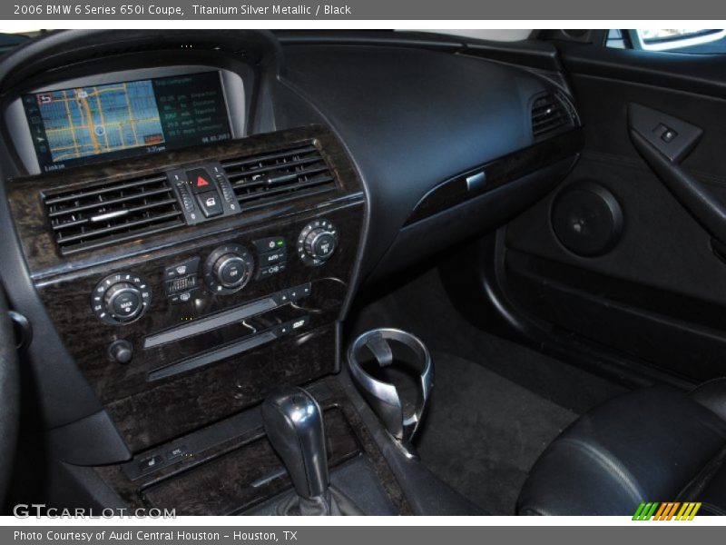 Titanium Silver Metallic / Black 2006 BMW 6 Series 650i Coupe