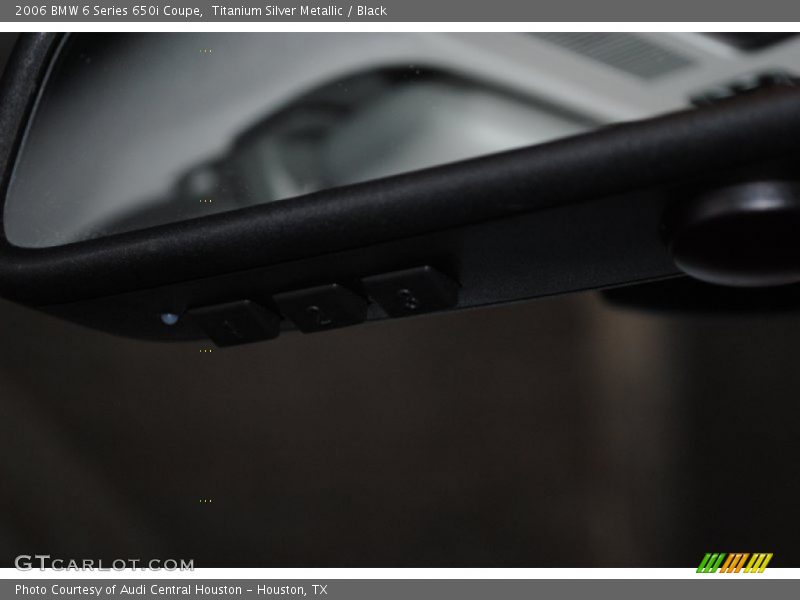 Titanium Silver Metallic / Black 2006 BMW 6 Series 650i Coupe